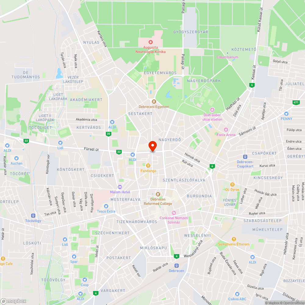 Félrevezető táblázás bejelentés helye