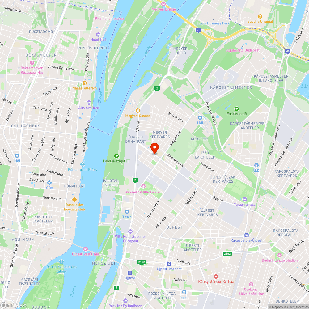 Újpesti Gyorsulási Verseny bejelentés helye