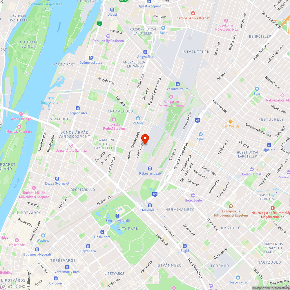 Bicikliútra felhordott kavics bejelentés helye