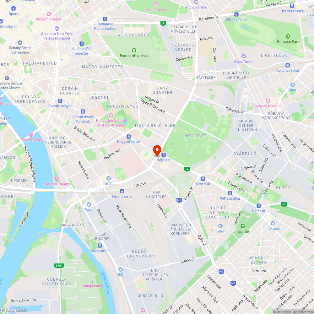 Nehezen felismerhető járda-kerékpárút szakasz bejelentés helye