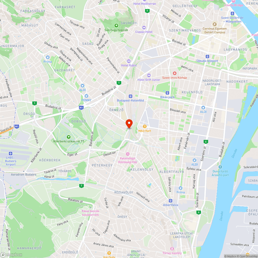 Kátyúk - Őrmezei lakótelep bejelentés helye