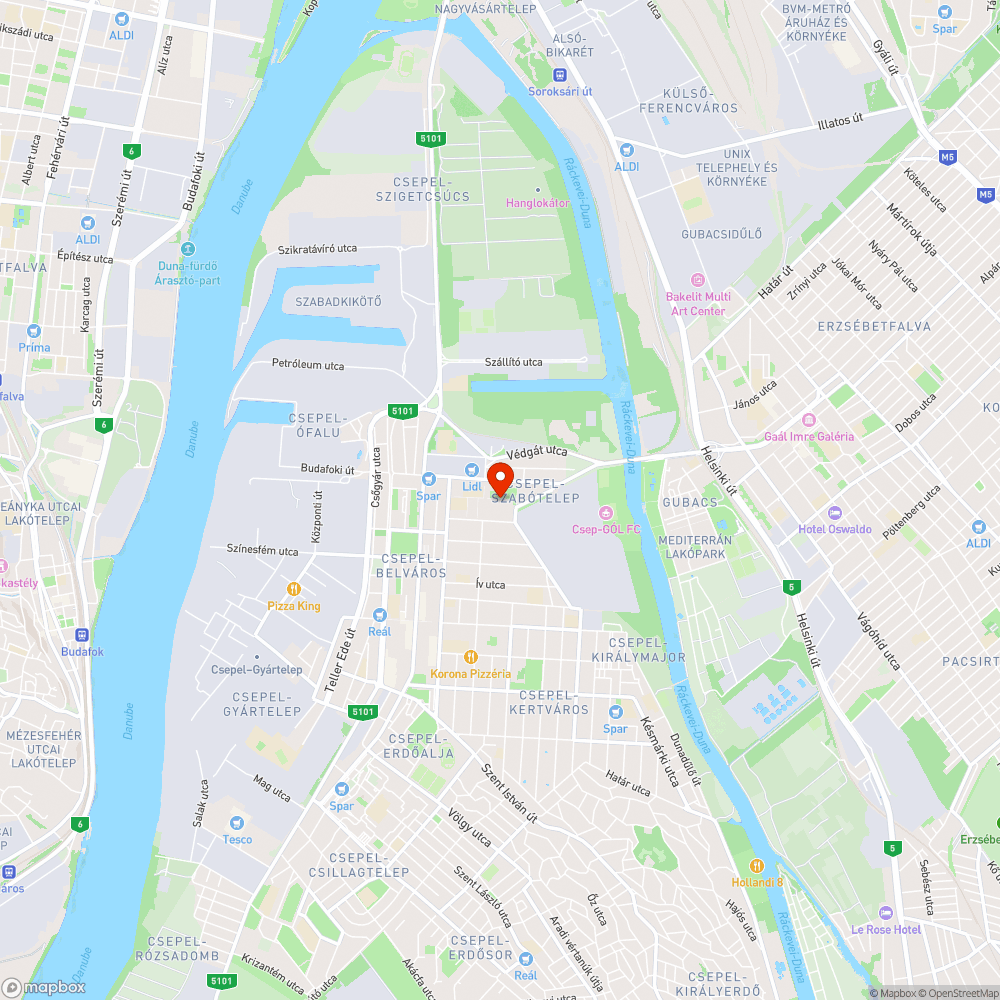 Elhanyagolt üzletsor - Csete Balázs utca bejelentés helye