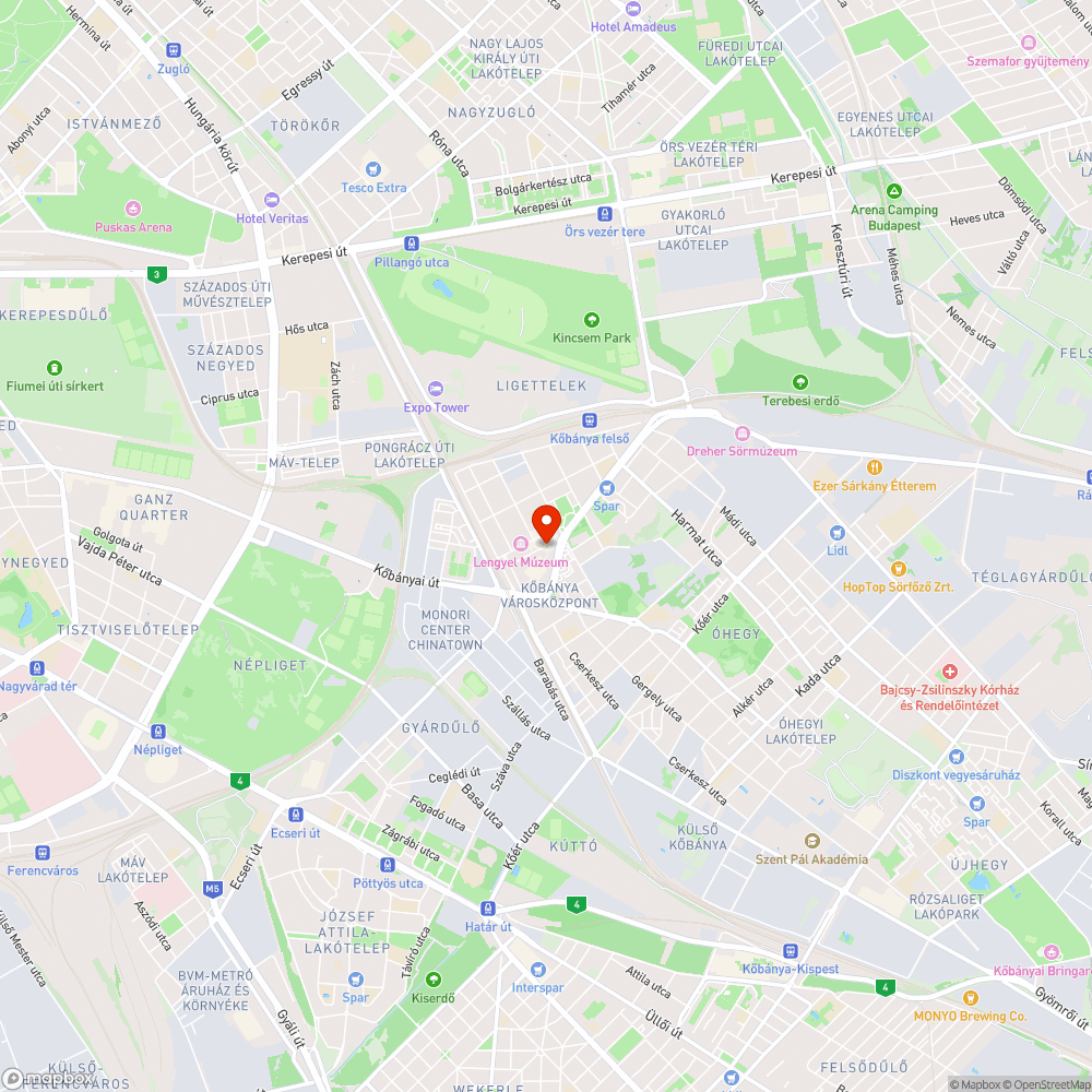 Elszáradt fa a X. kerület Vásárló utcában bejelentés helye