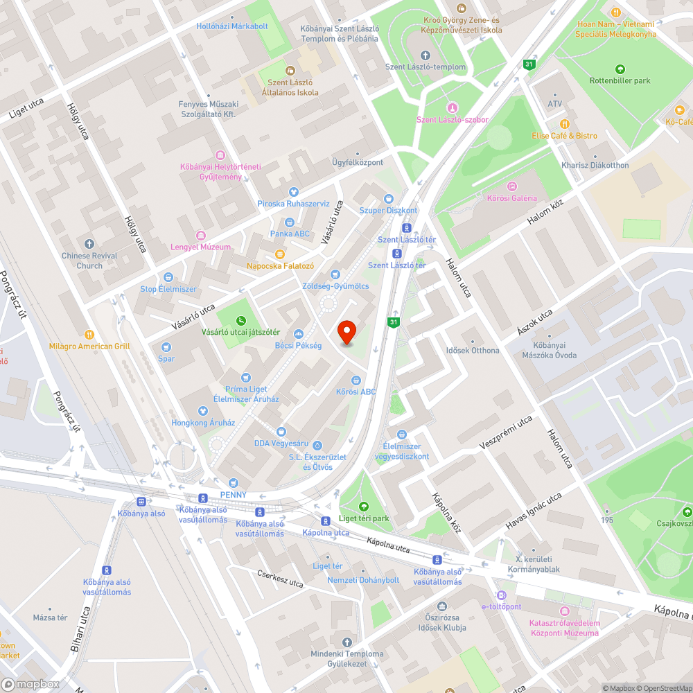 Kiszáradt fák a Kőrösi Csoma sétányhoz közel bejelentés helye