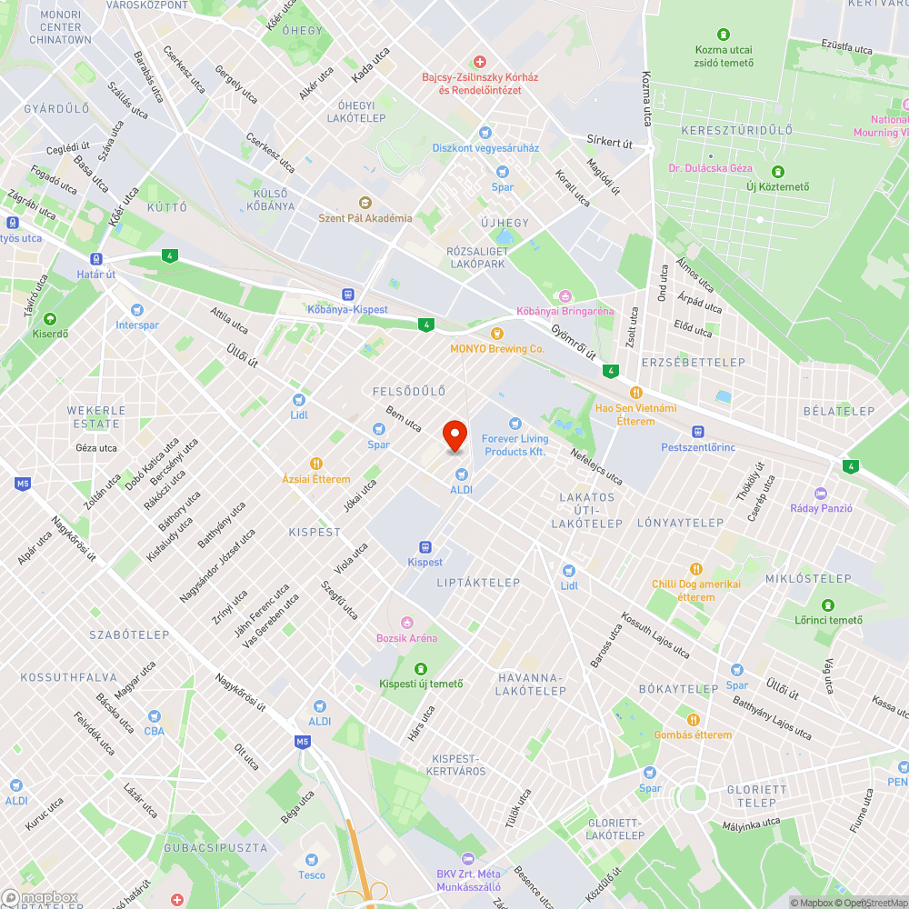 Megsüllyedt csatornafedél a Bem utcában bejelentés helye