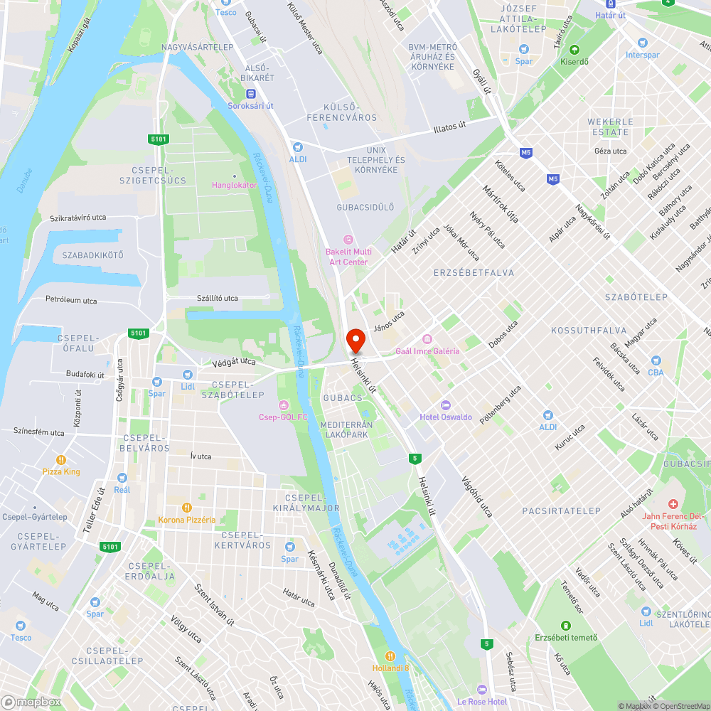 Megsűllyedt az út bejelentés helye