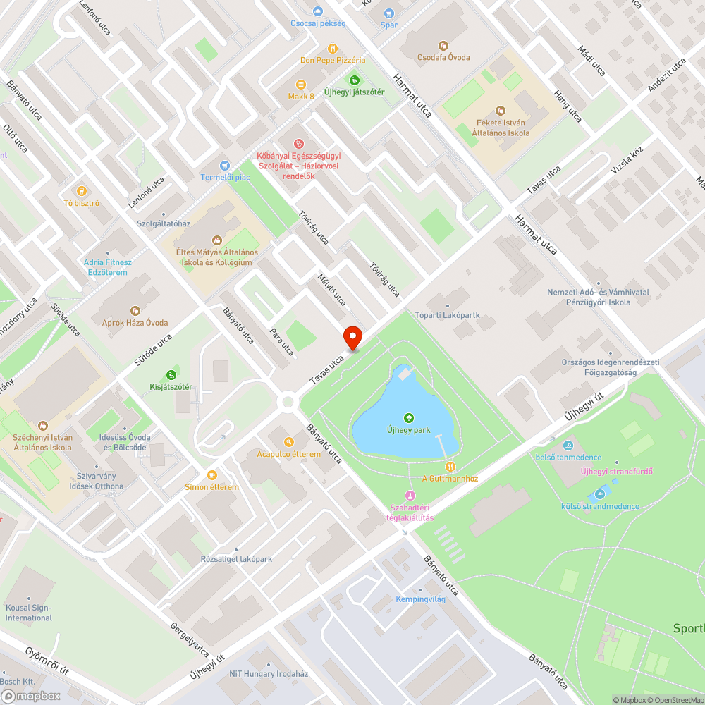 Hiányos és megkopott korlát az újhegyi Mélytónál bejelentés helye