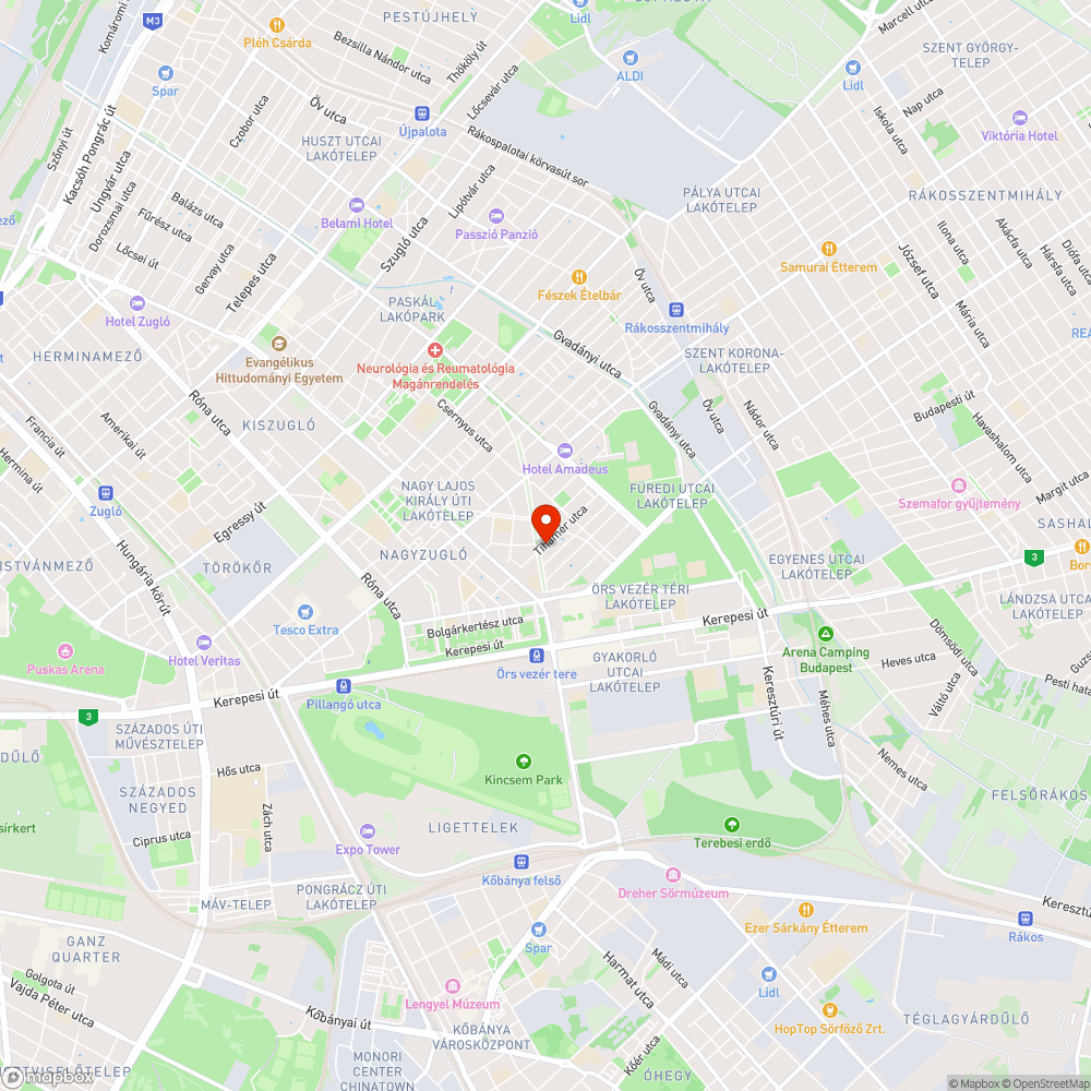 Kivilágítatlan utca bejelentés helye