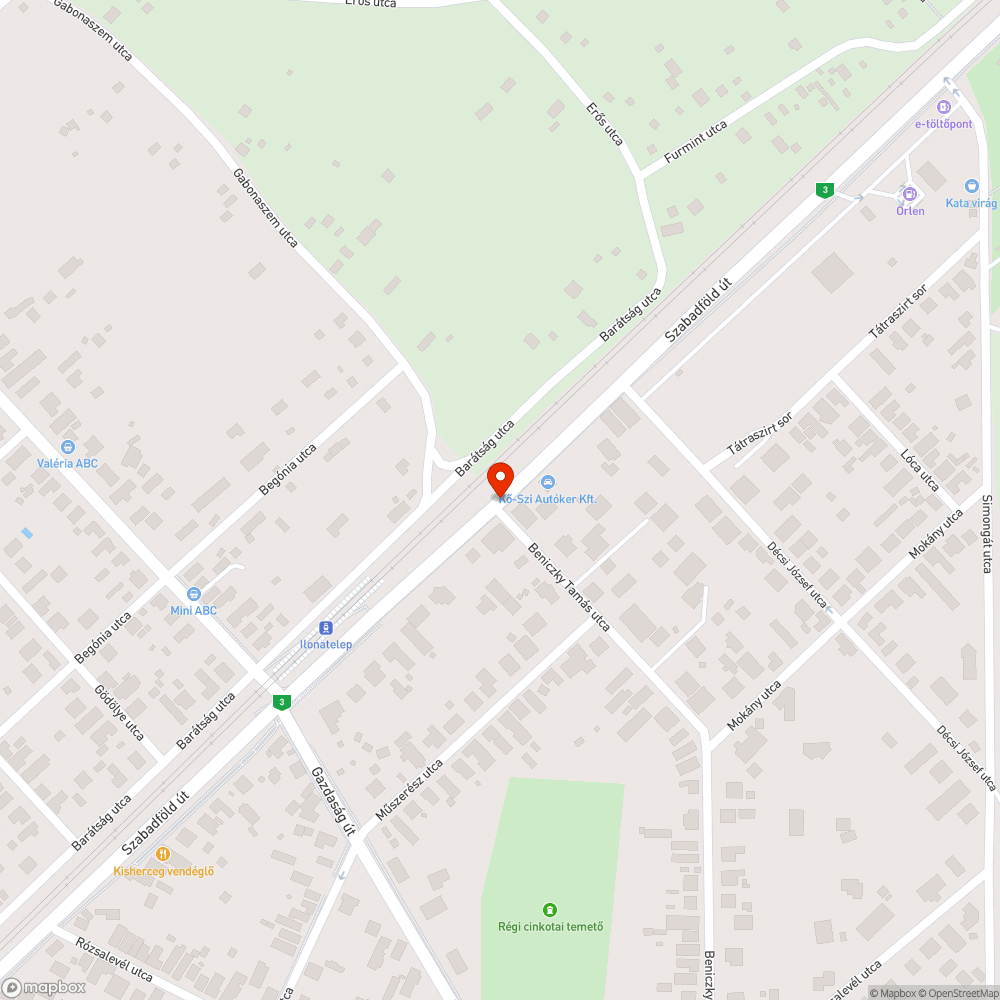 Kerékpárúton parkoló autók és egyéb akadályok bejelentés helye