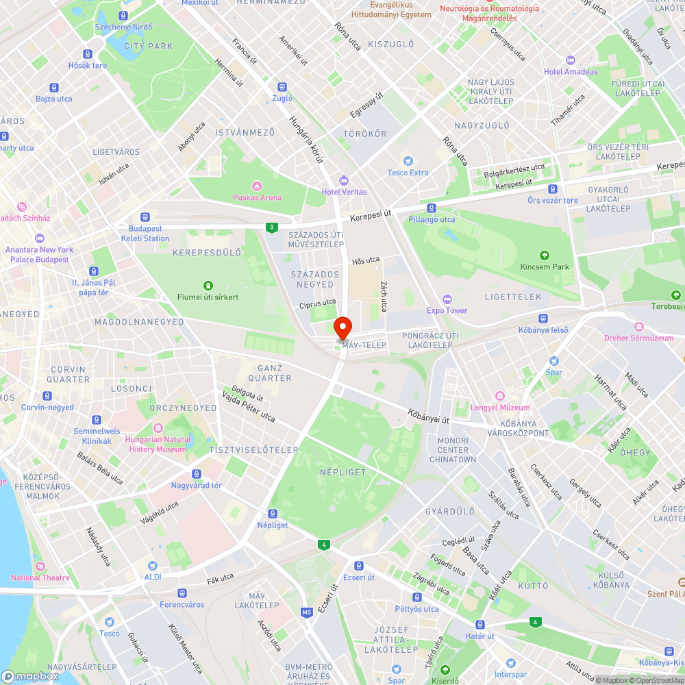 Megrongált zajvédő fal bejelentés helye