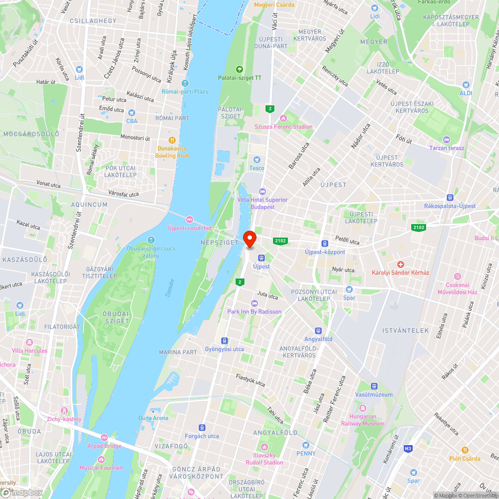 Belógó tuják a kerékpárúton bejelentés helye