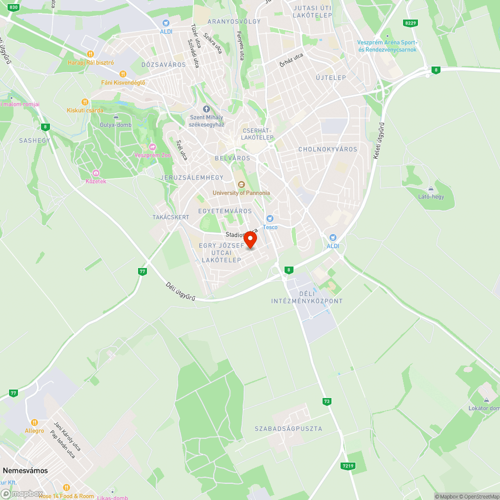 Ifjúság utca bejelentés helye