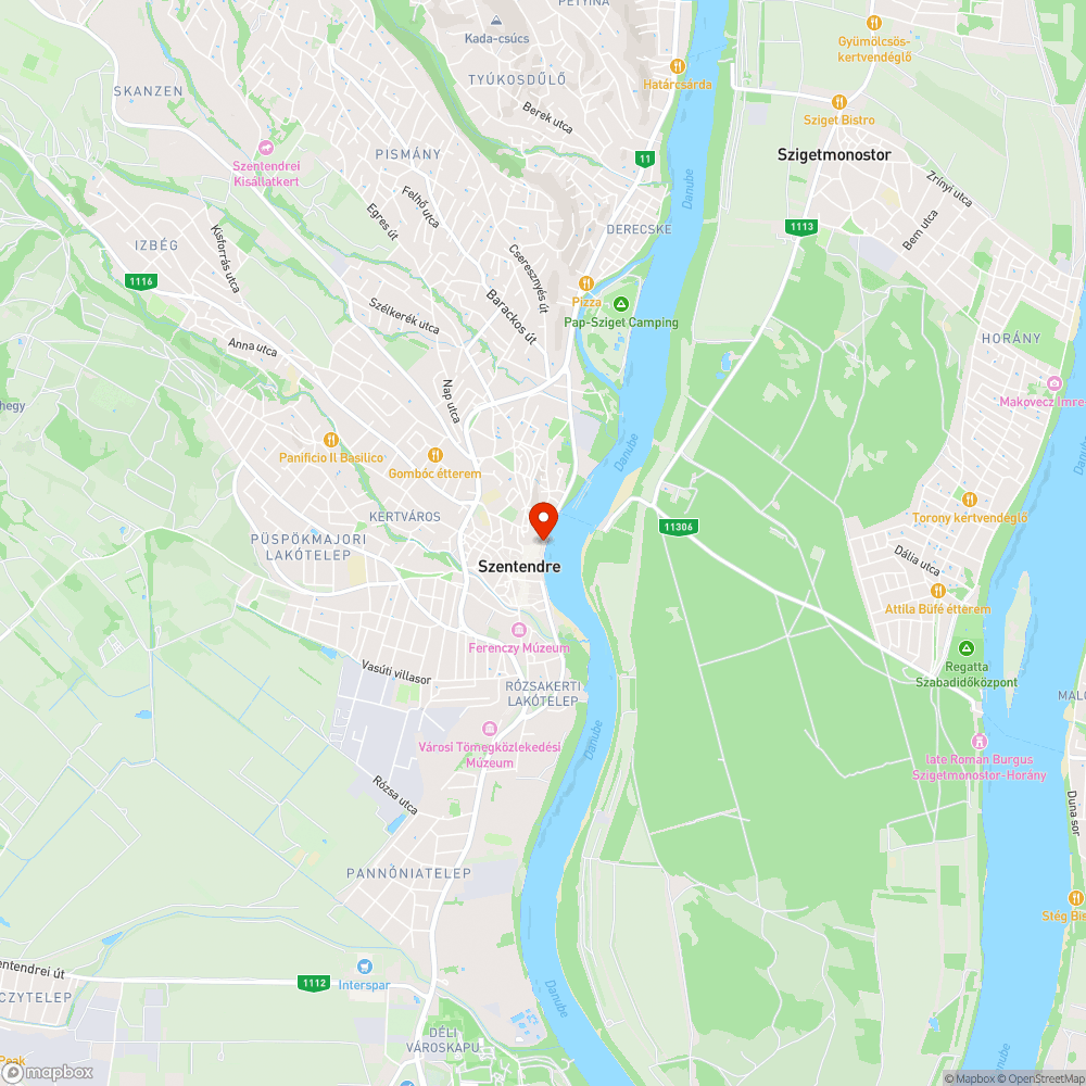 Eurovelo 6 a Duna korzón északról bejelentés helye