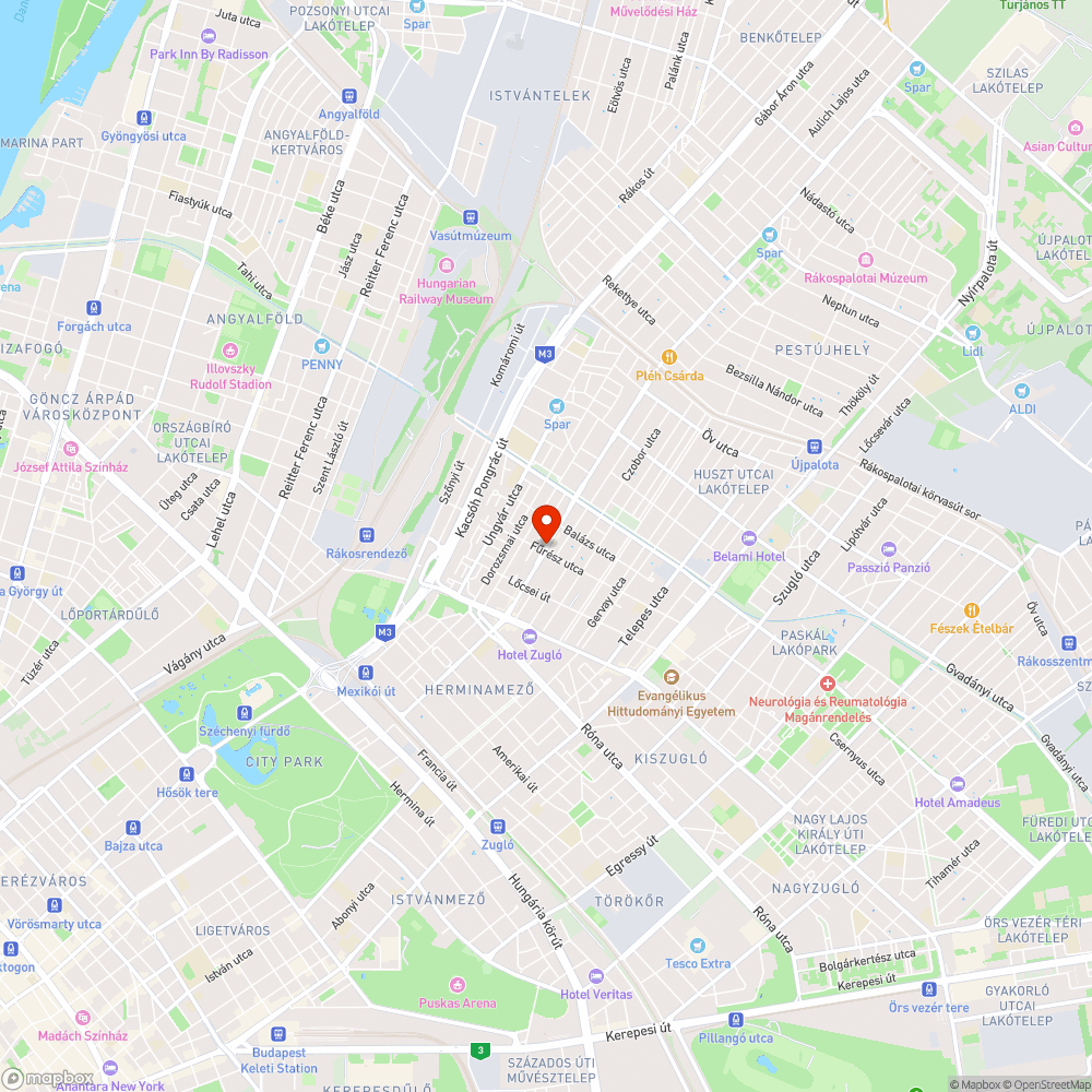 Embermagasságú gaz bejelentés helye