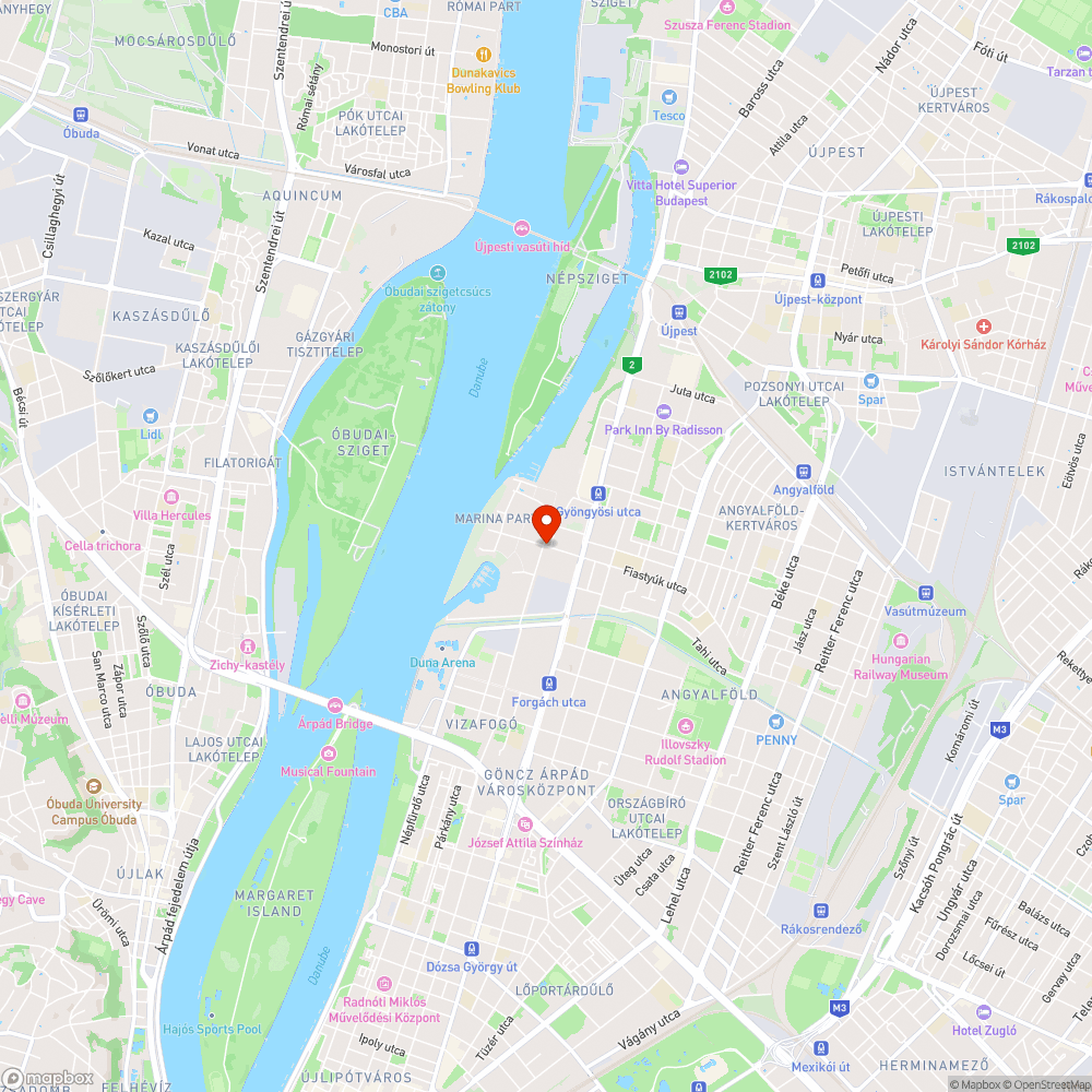 Kátyú a kereszteződésben bejelentés helye