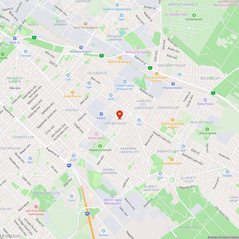 Szemétlerakás Reviczky u bejelentés helye