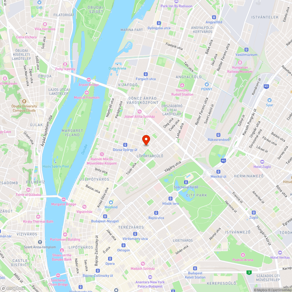 Faágak a Csángó utcában bejelentés helye