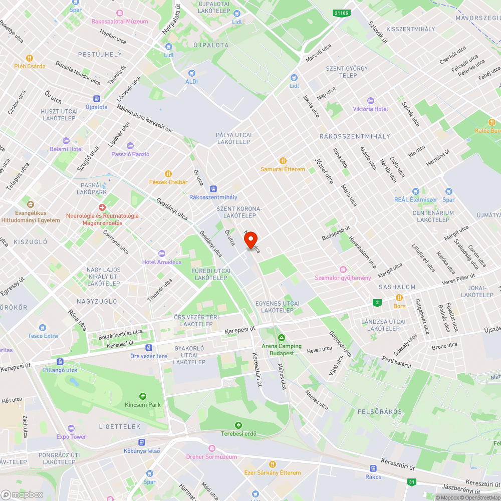 Szemét bejelentés helye