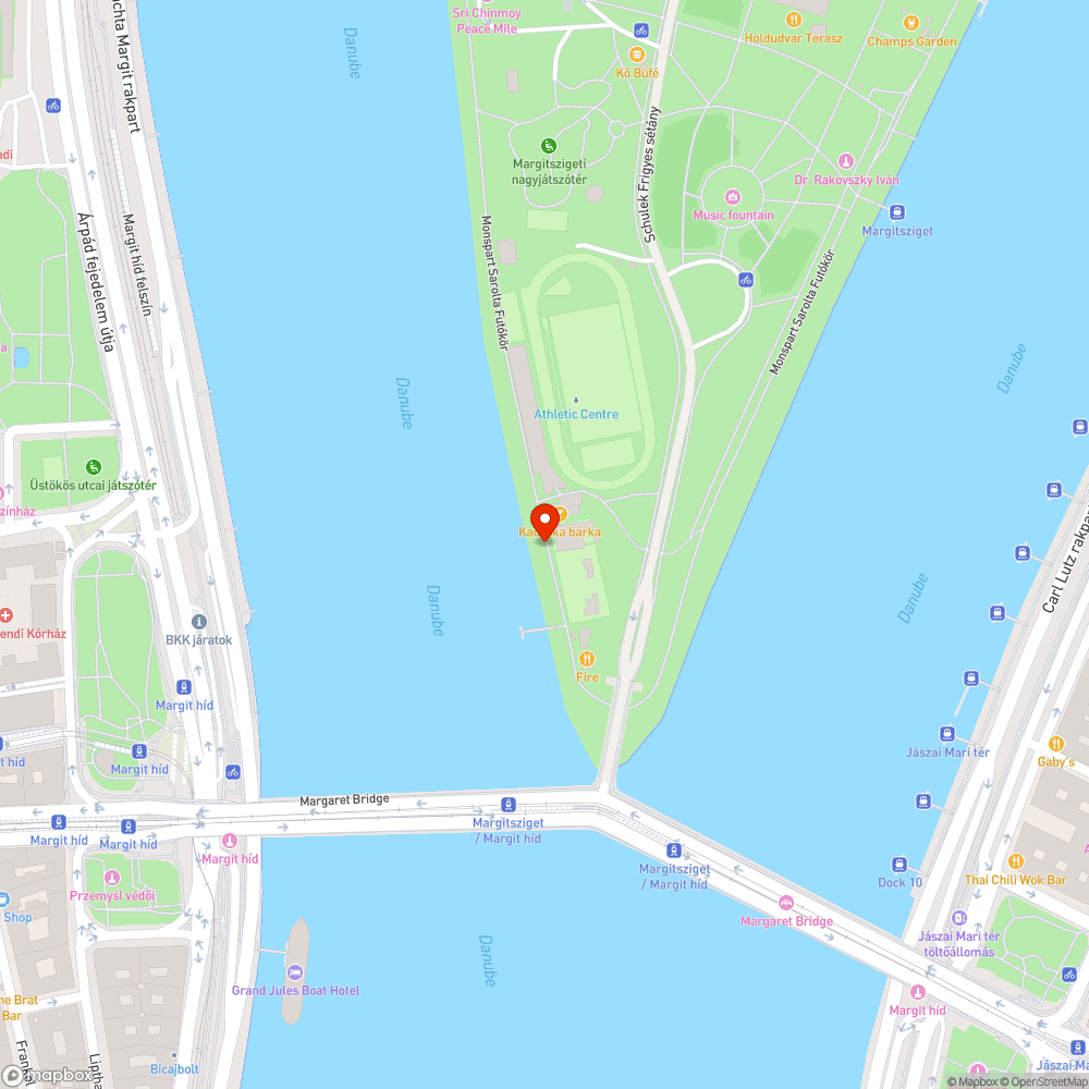 Margitsziget ivókút bejelentés helye