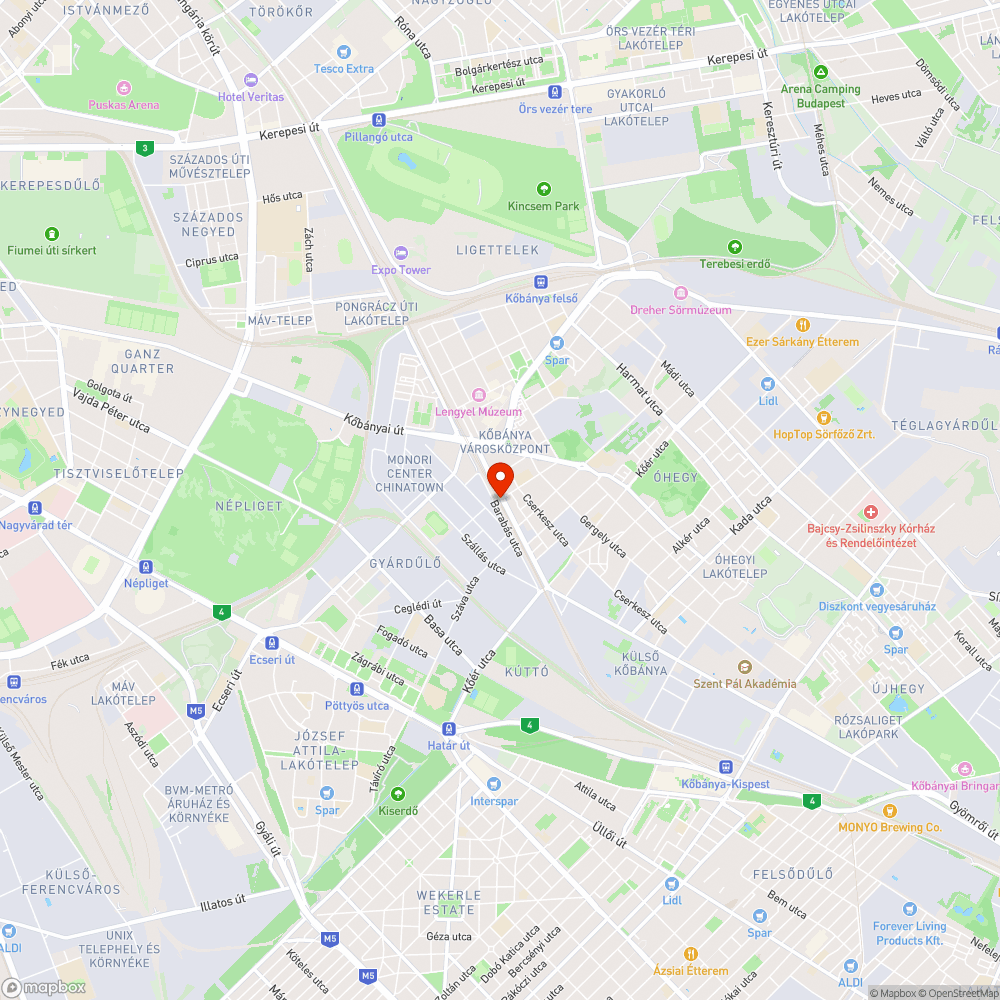 Vaspálya utcai szemét lerakat bejelentés helye