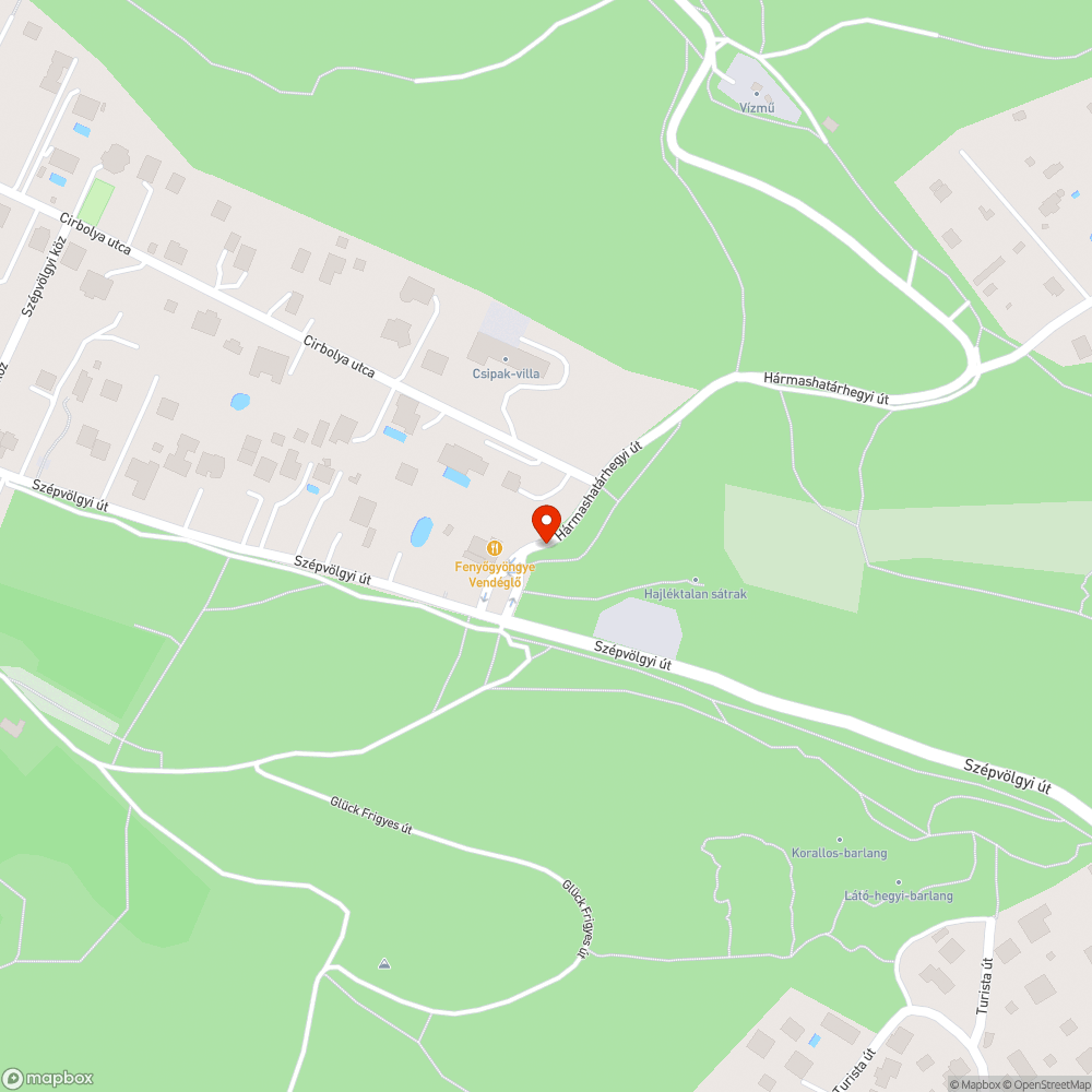 Fenyőgyöngye pad bejelentés helye