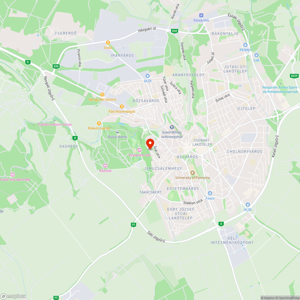 Elhagyott jármű bejelentés helye