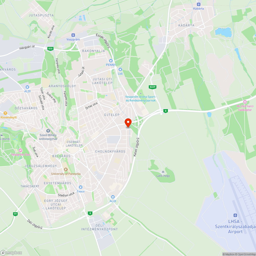 Bokor az úton bejelentés helye