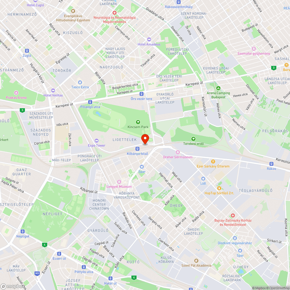 zöldülő kerékpárút bejelentés helye