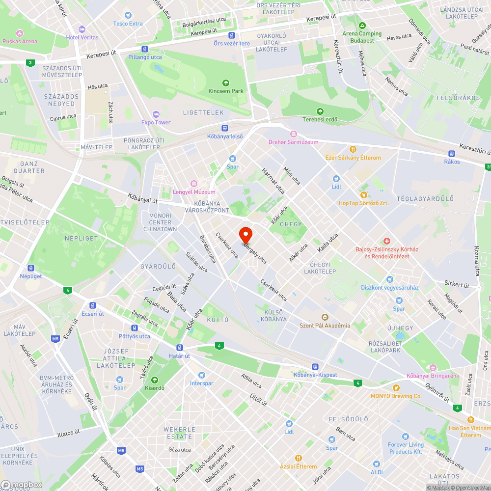 szemetes közterület bejelentés helye