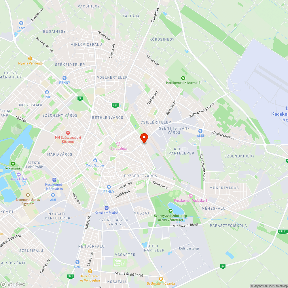 Rossz állapotú trafóház bejelentés helye