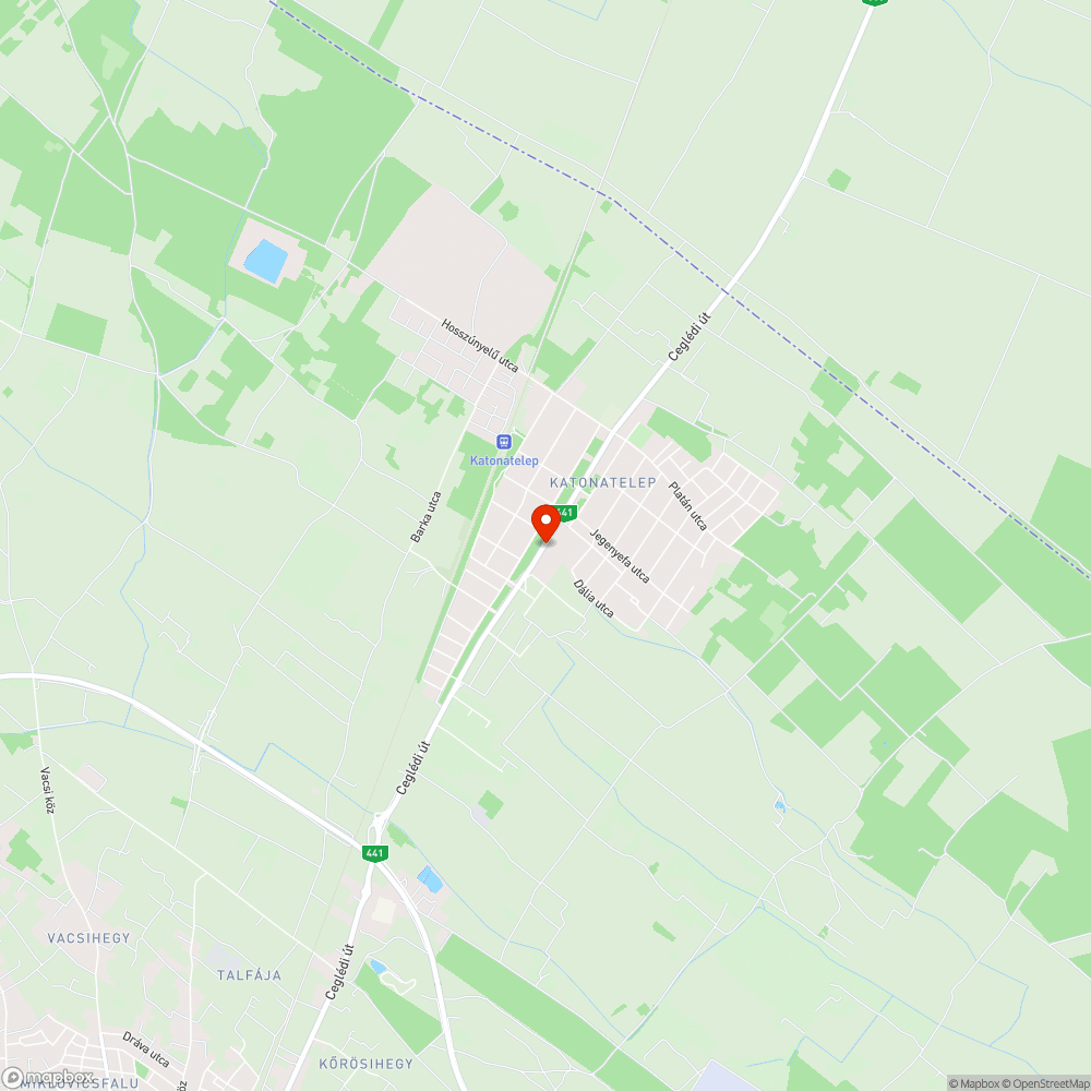 Megállóhely átnevezési javaslat - "Burgonyatároló" bejelentés helye