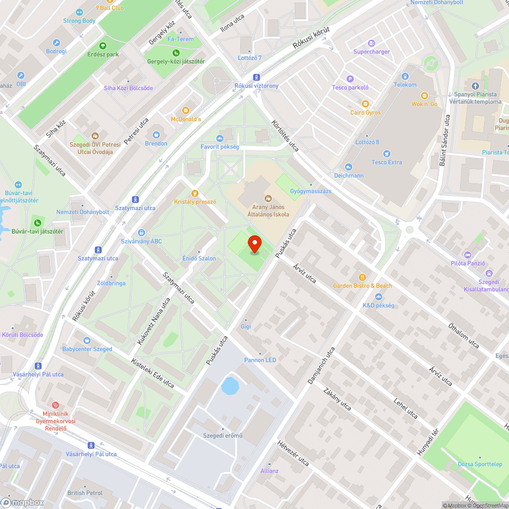 Balesetveszélyes játszótéri elem bejelentés helye