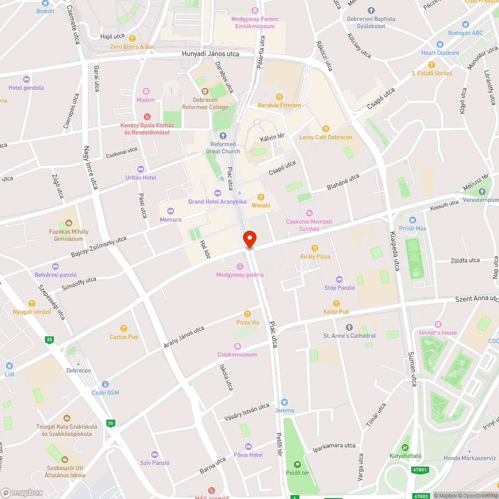 Megsüllyedt aszfalt bejelentés helye