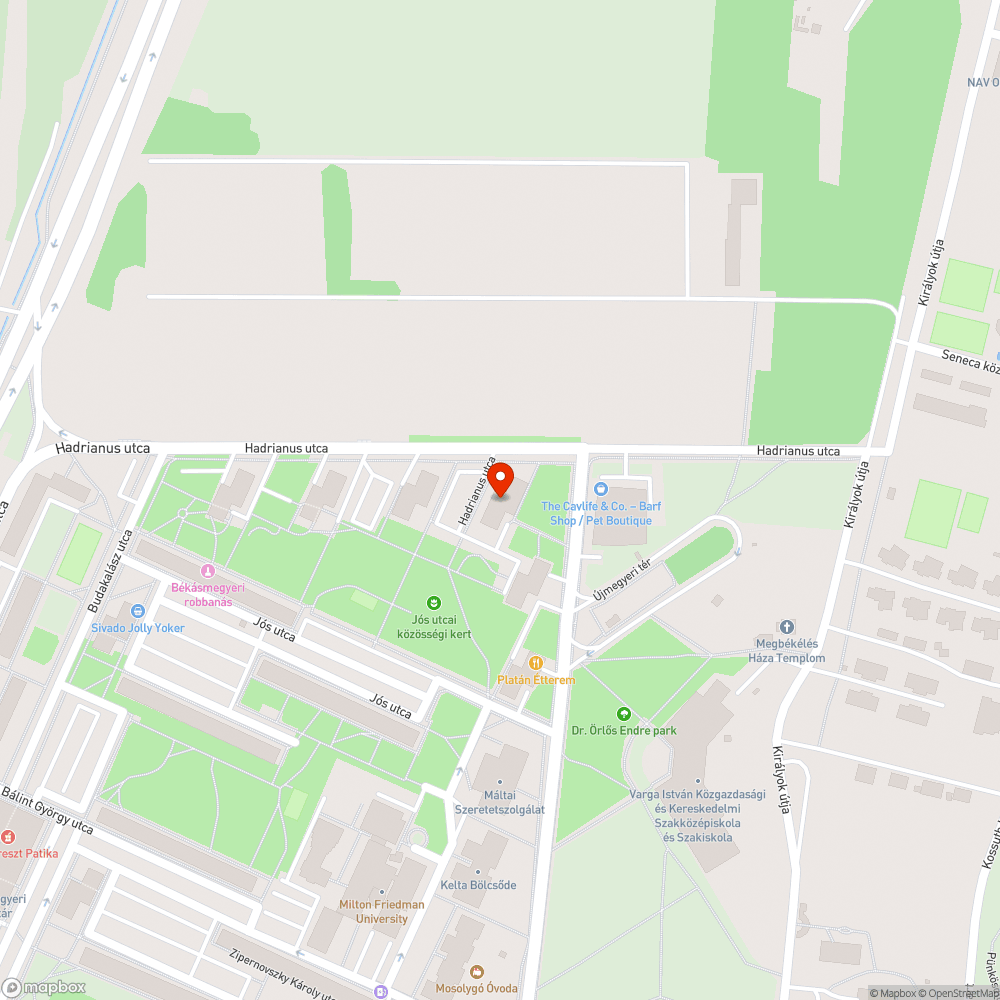 PDB-707 bejelentés helye