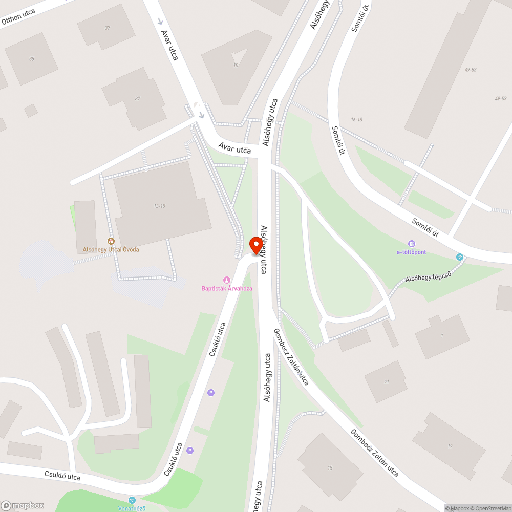 Kidőlt közúti jelzőtábla bejelentés helye