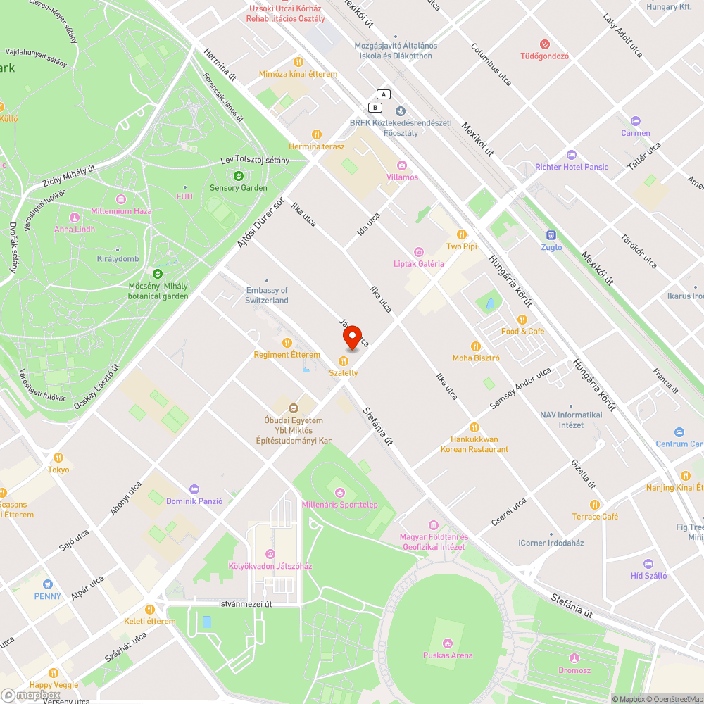 belógó ágak a biciklizők szemébe bejelentés helye