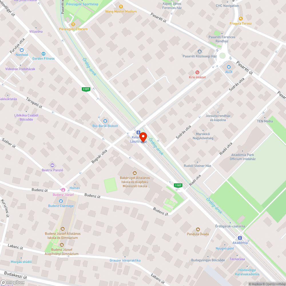 Kátyú bejelentés helye