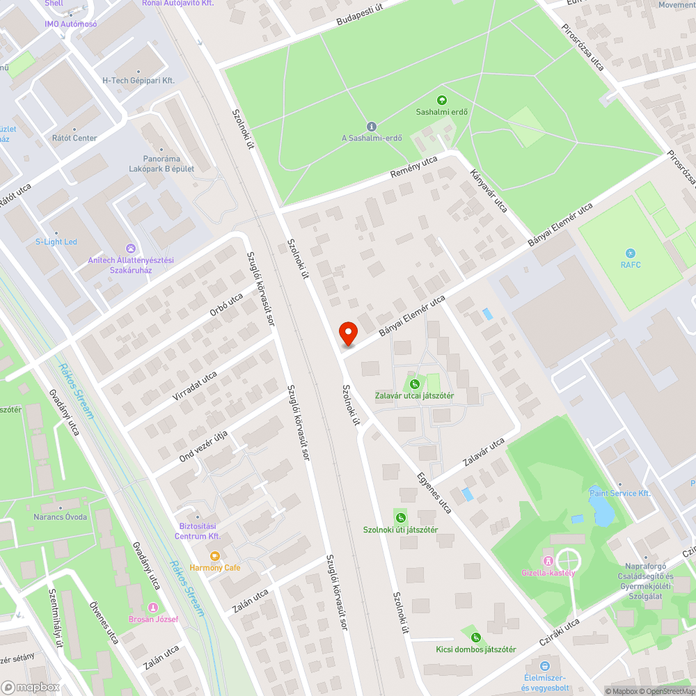 Cica bejelentés helye