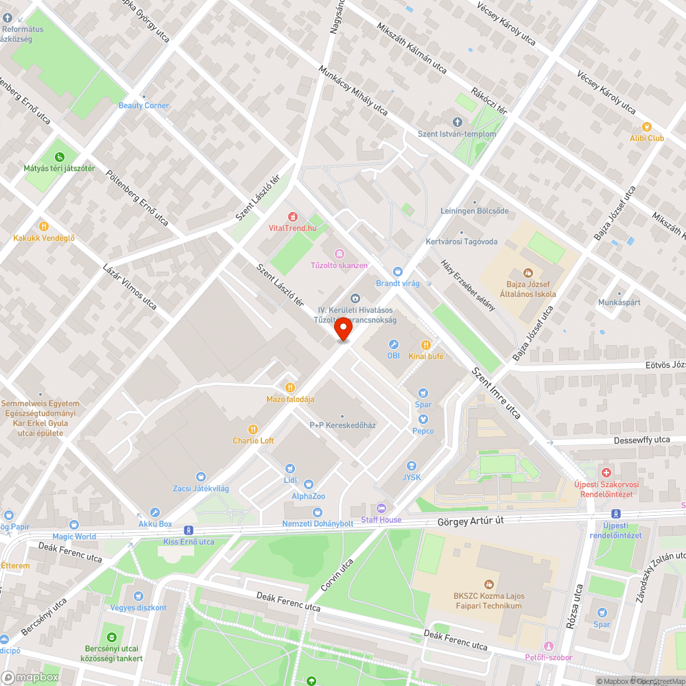 Összetört és lyukas felületű fedlap bejelentés helye