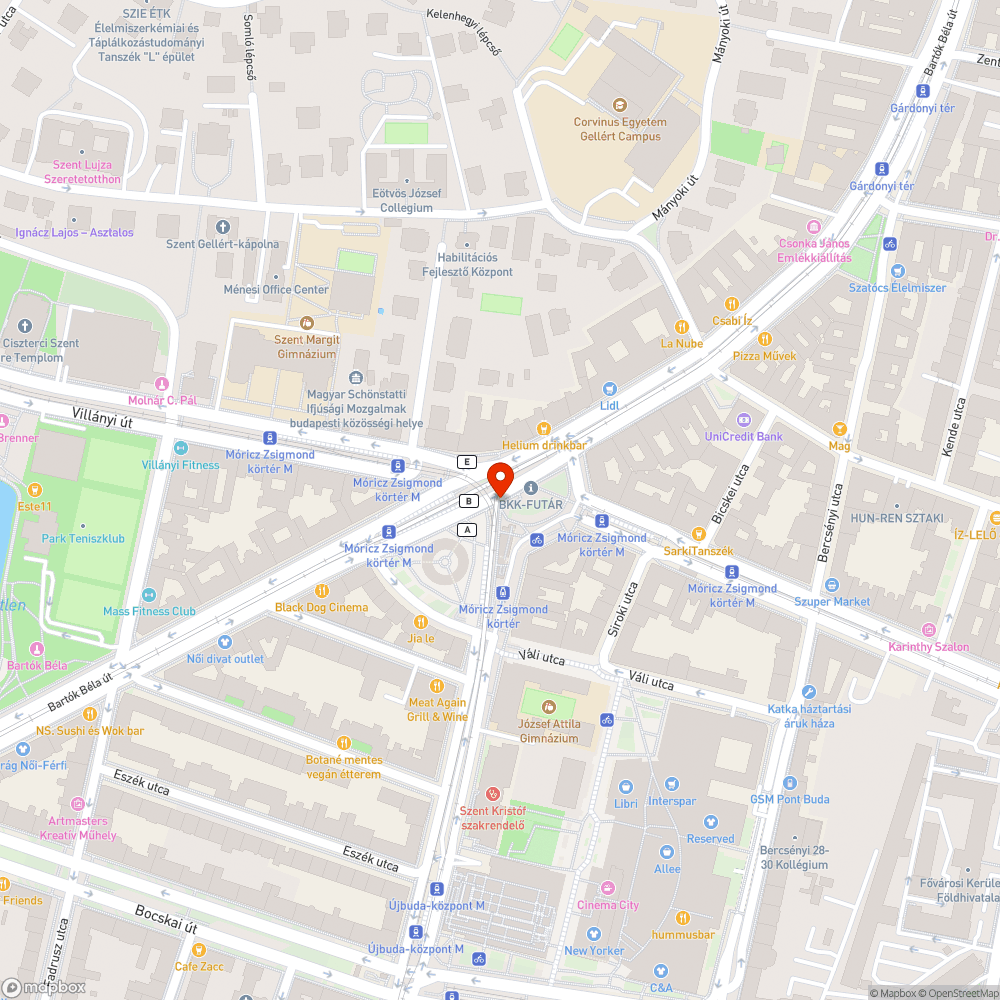 Hiányzó fényterelő bejelentés helye