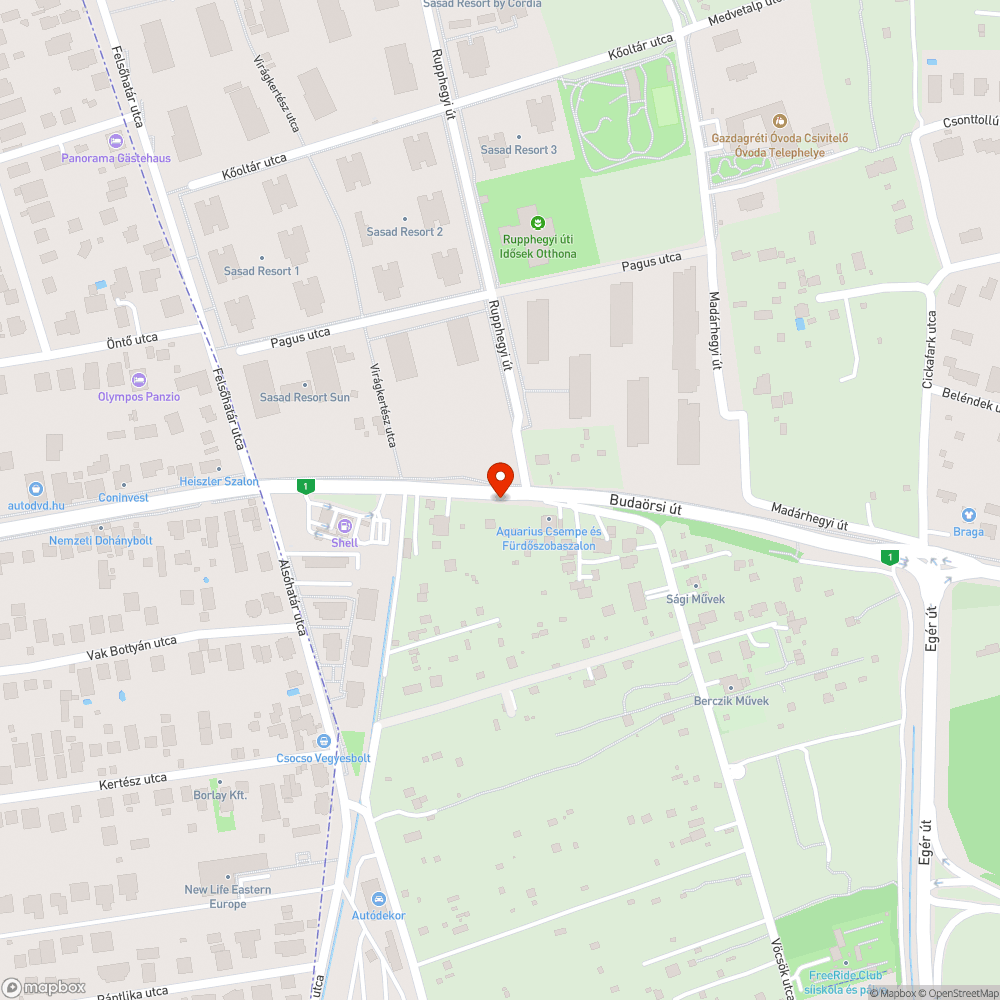 Járda hiánya, nehezen megközelíthető buszmegálló bejelentés helye