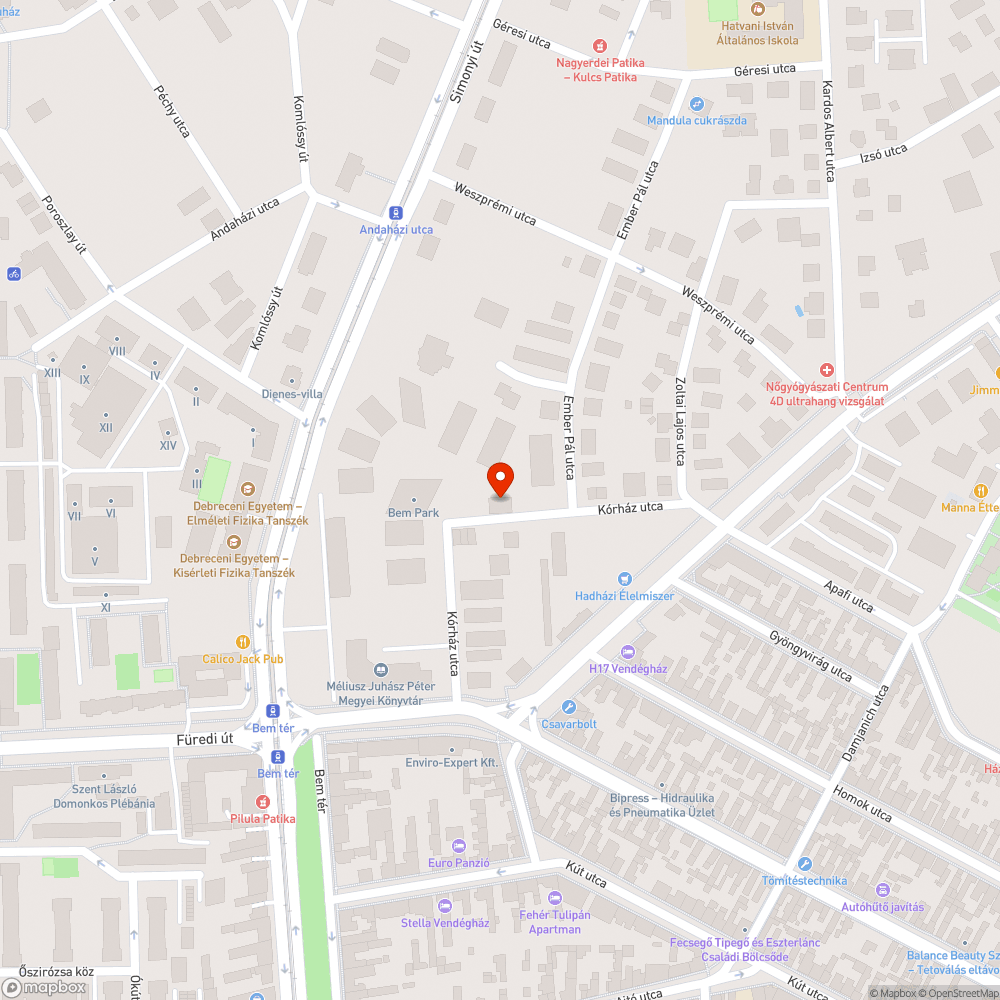 két helyen megsüllyedt úttest bejelentés helye