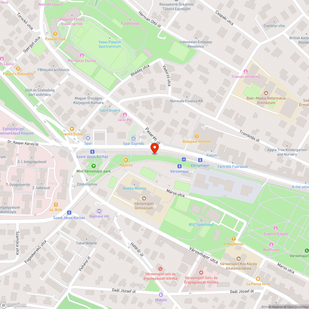 Szennyezett zöldterület bejelentés helye