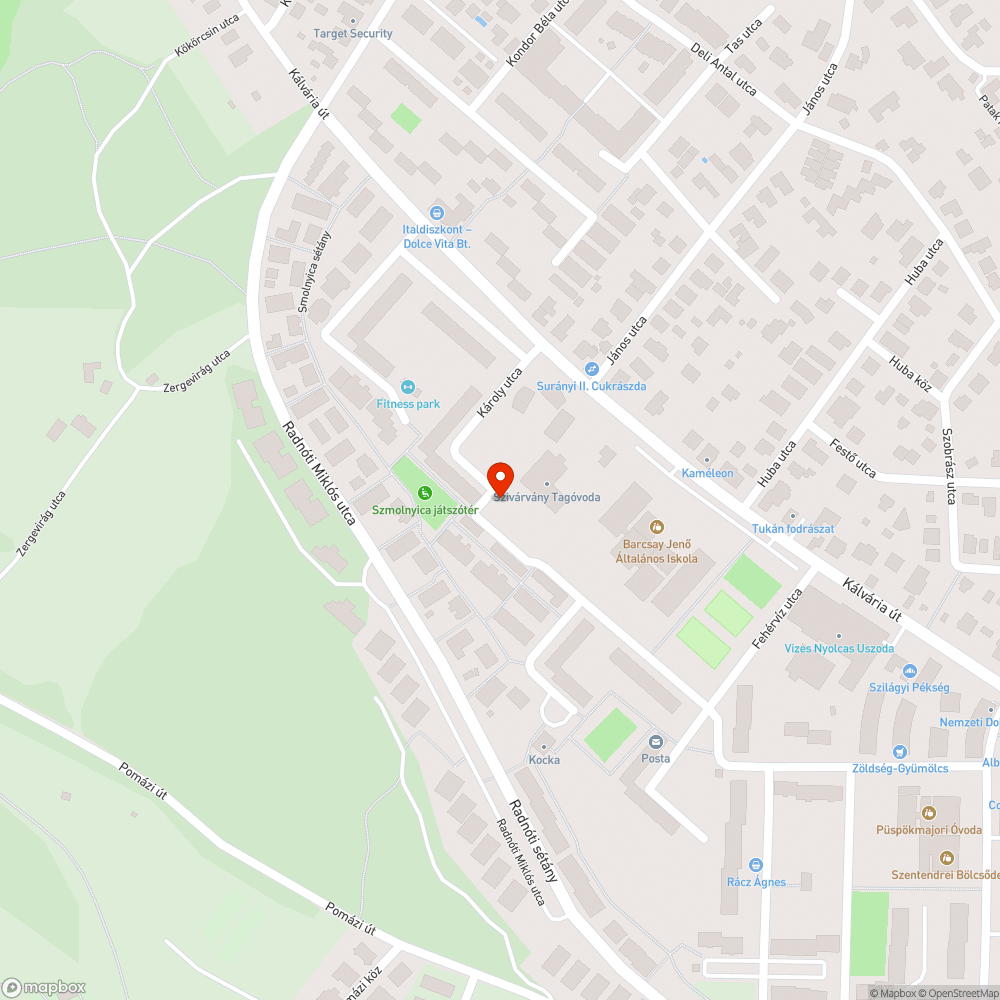 Zöldhulladék közterületen bejelentés helye