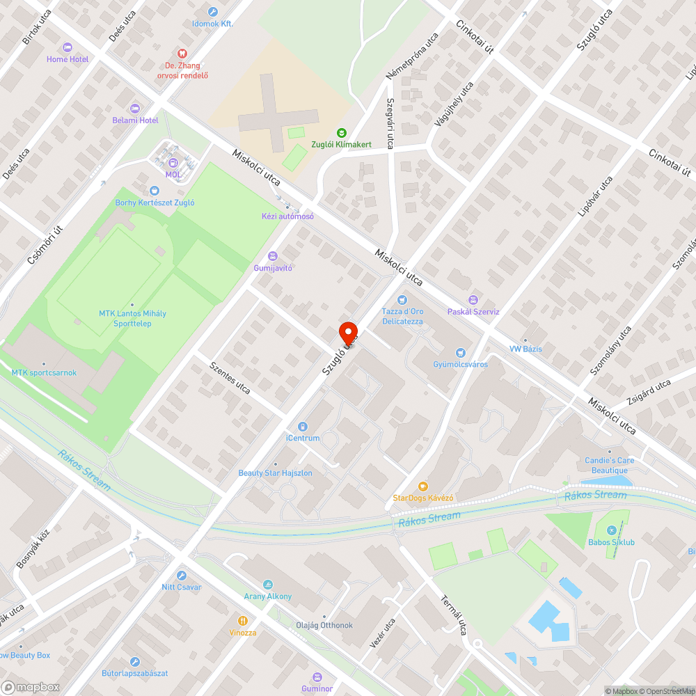 Villany oszlop melletti kupac bejelentés helye