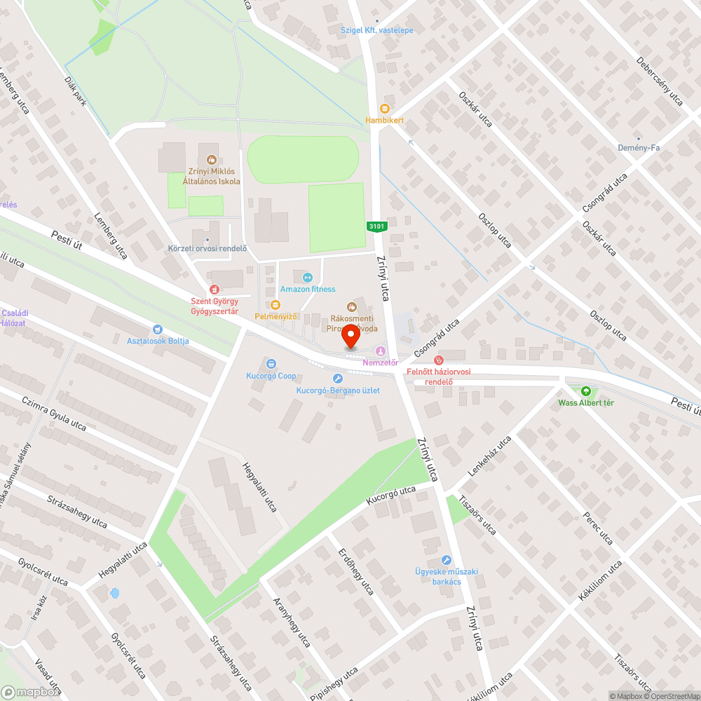 Járdára parkoló autók bejelentés helye