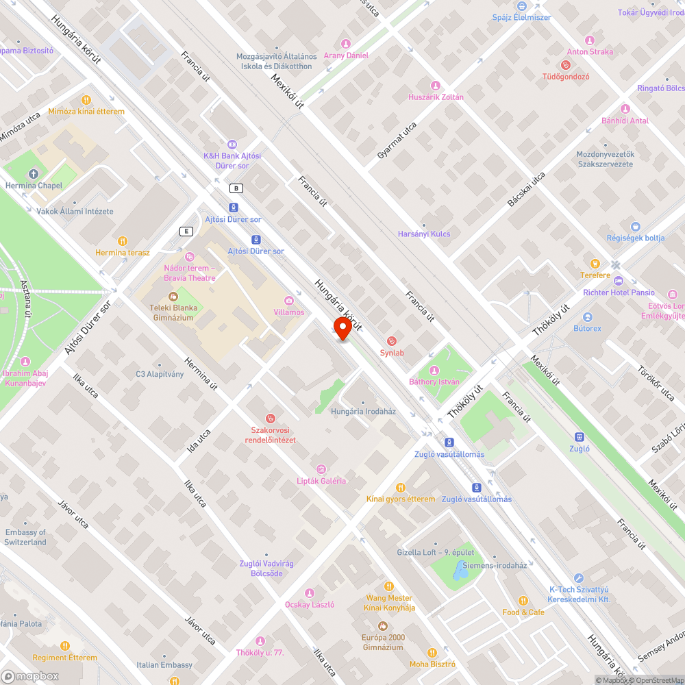 Közterületi problémák bejelentés helye