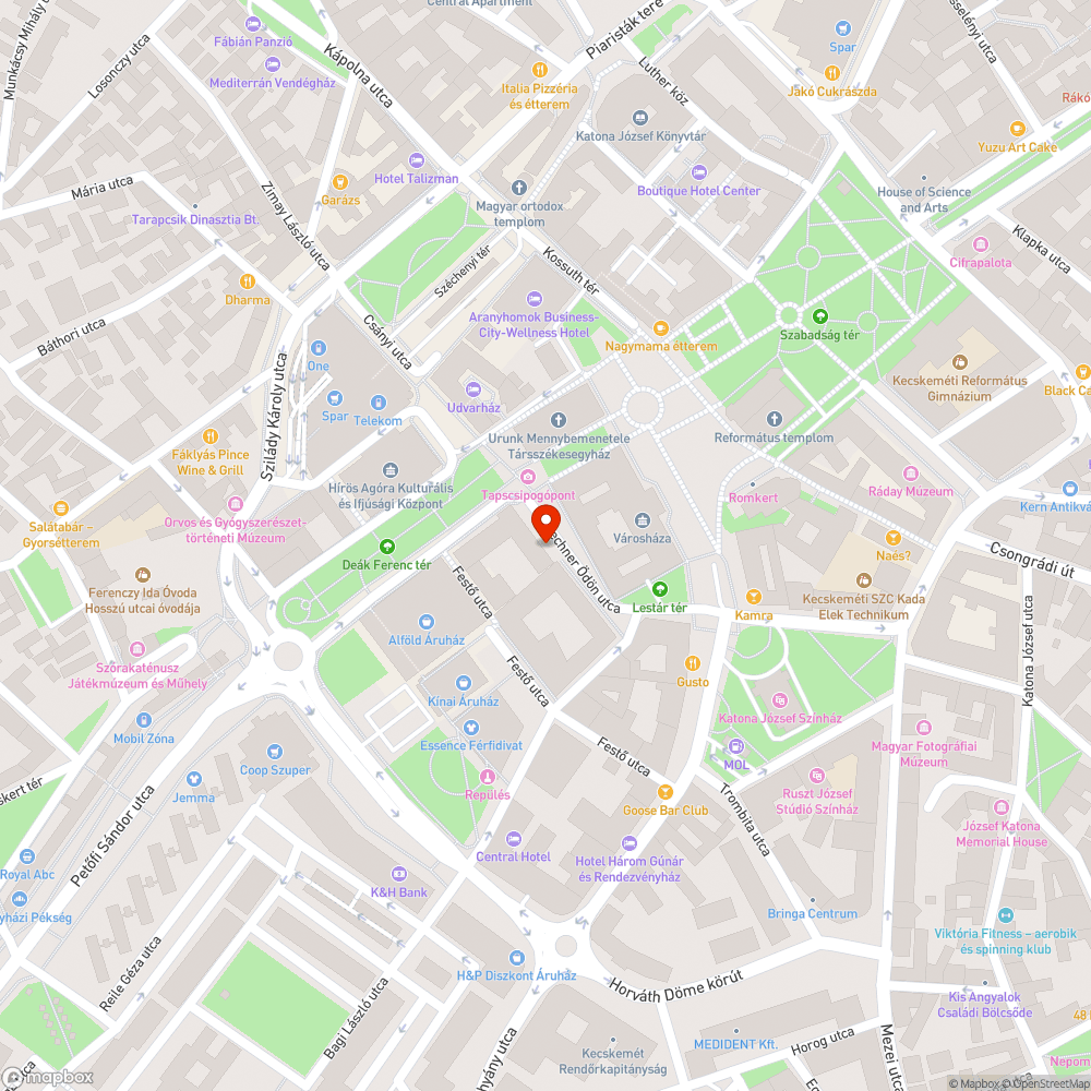 Megsüllyedt fedlap bejelentés helye