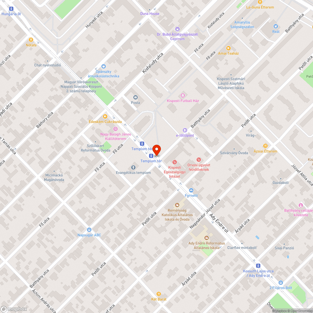 Kidőlt tábla bejelentés helye