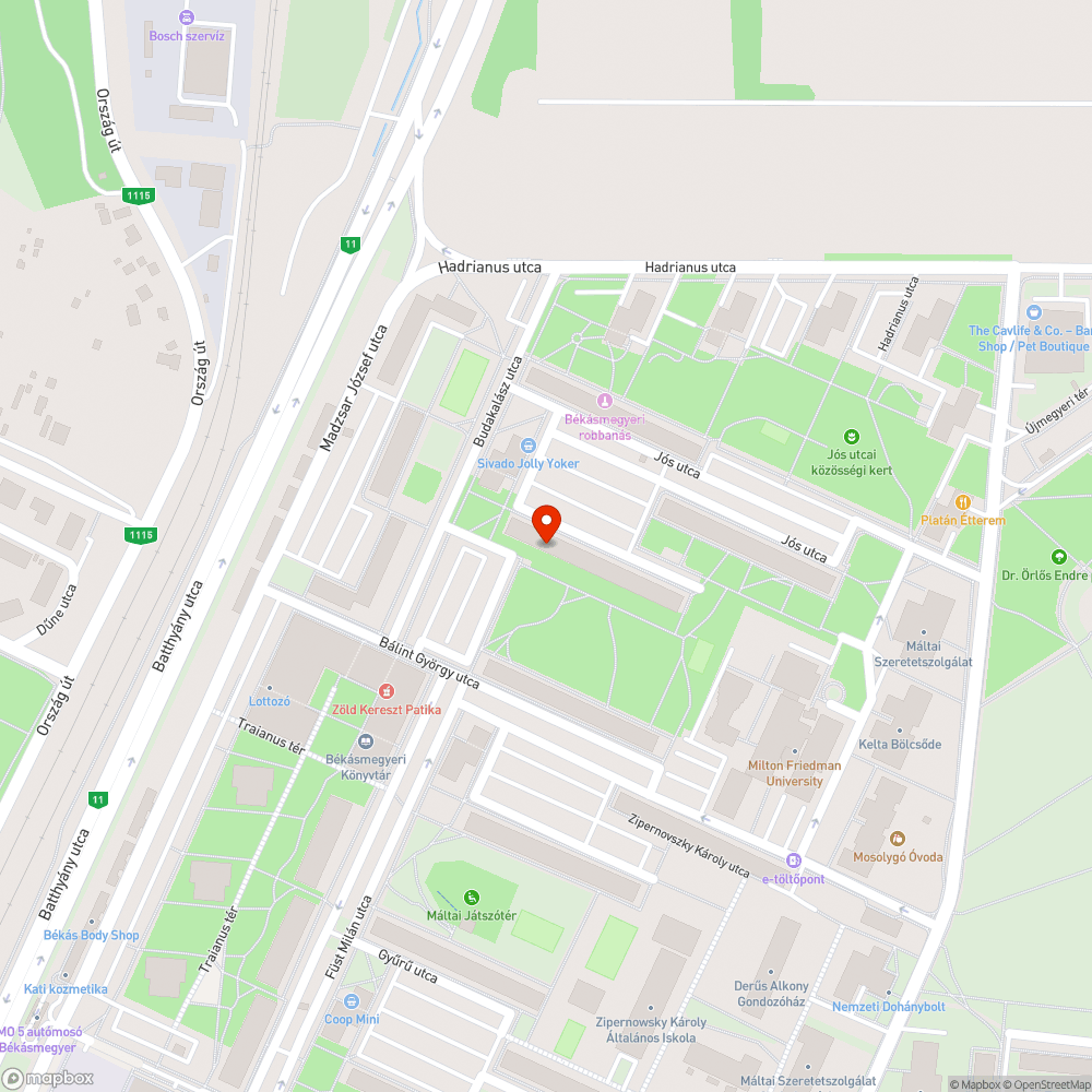 Balesetveszélyes bejelentés helye